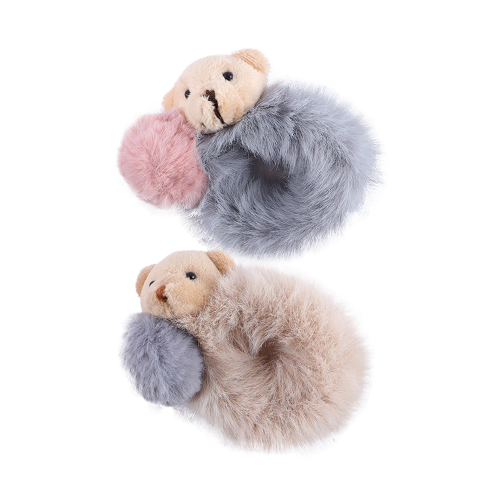 Silicone Band Women - Women New Lovely Cute Scrunchie Bear