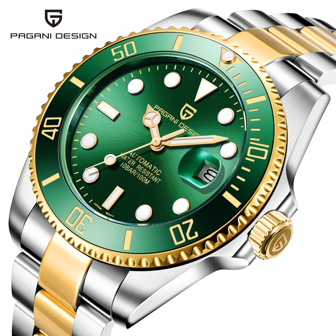 PAGANI Design PD1639 Men Autom - Rolex Watch Submariner review and price