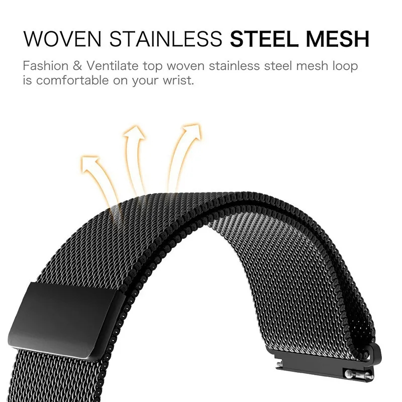 18/20/22mm Milanese Loop Band  - Milanese Loop Magnetic review and price