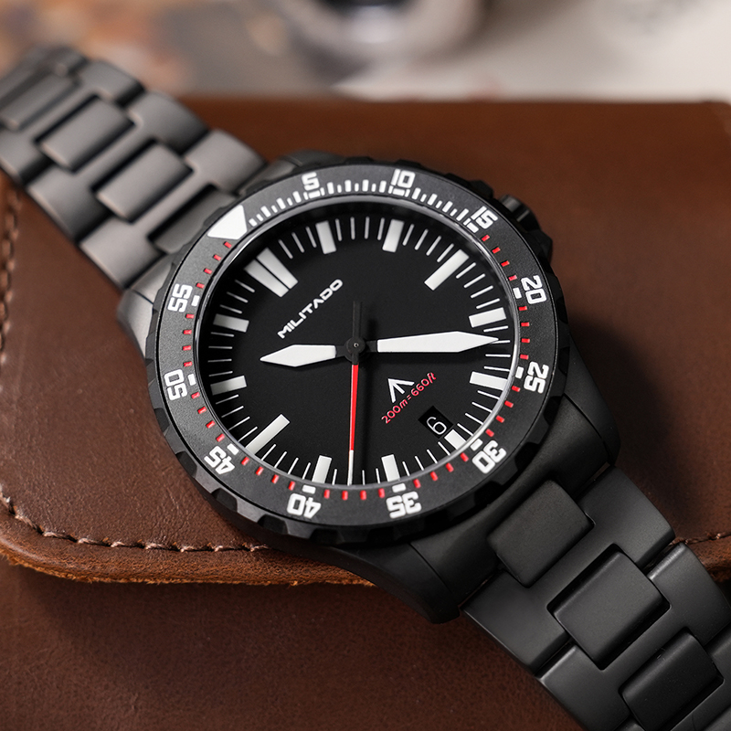 Militado ML16 New PVD Quartz W - Rolex Watch Submariner review and price