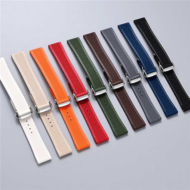FKM Folding Buckle Strap 20mm  - Omega Watch Seamaster review and price