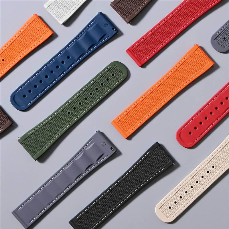 FKM Folding Buckle Strap 20mm  - Omega Watch Seamaster review and price