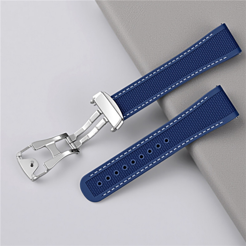 FKM Folding Buckle Strap 20mm  - Omega Watch Seamaster review and price