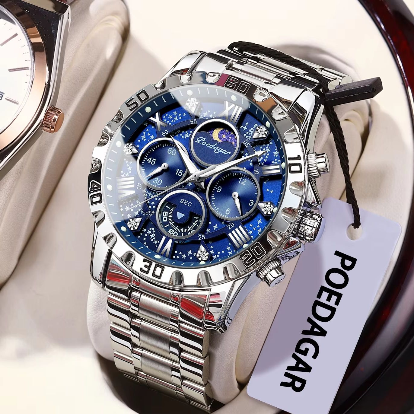 POEDAGAR Luxury Fashion Man Wa - Patek Philippe Watch Nautilus review and price