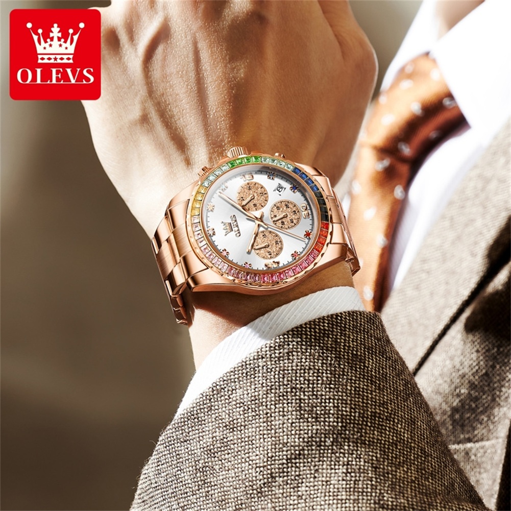 OLEVS 2939 Luxury Quartz Movem - Rolex Watch Datejust review and price