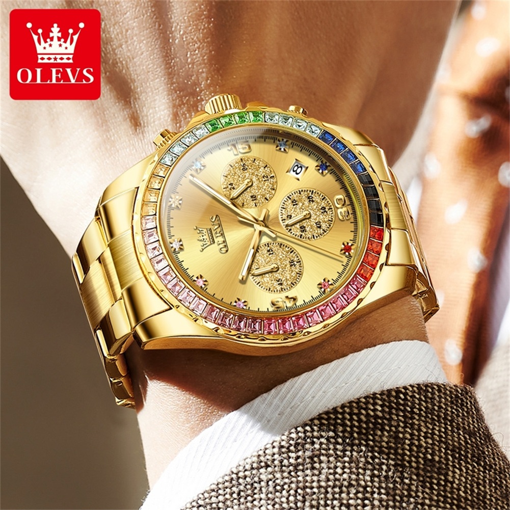 OLEVS 2939 Luxury Quartz Movem - Rolex Watch Datejust review and price