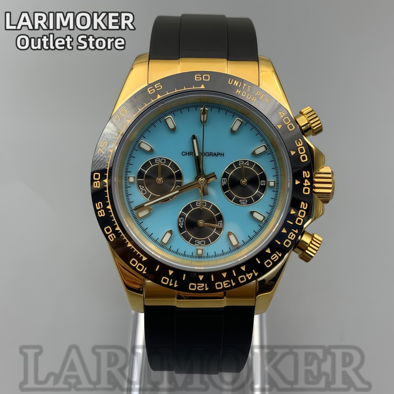 LARIMOKER 39mm Men's Sports Wa - Rubber Strap Diver review and price
