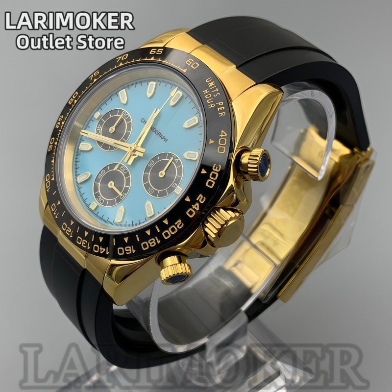 LARIMOKER 39mm Men's Sports Wa - Rubber Strap Diver review and price