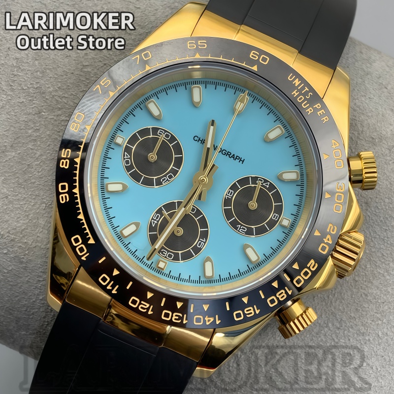 LARIMOKER 39mm Men's Sports Wa - Rubber Strap Diver review and price
