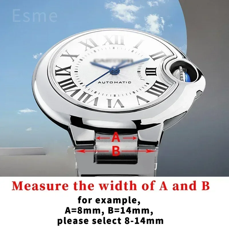 Watchband for Cartier Ballon B - Cartier Watch Ballon Bleu review and price