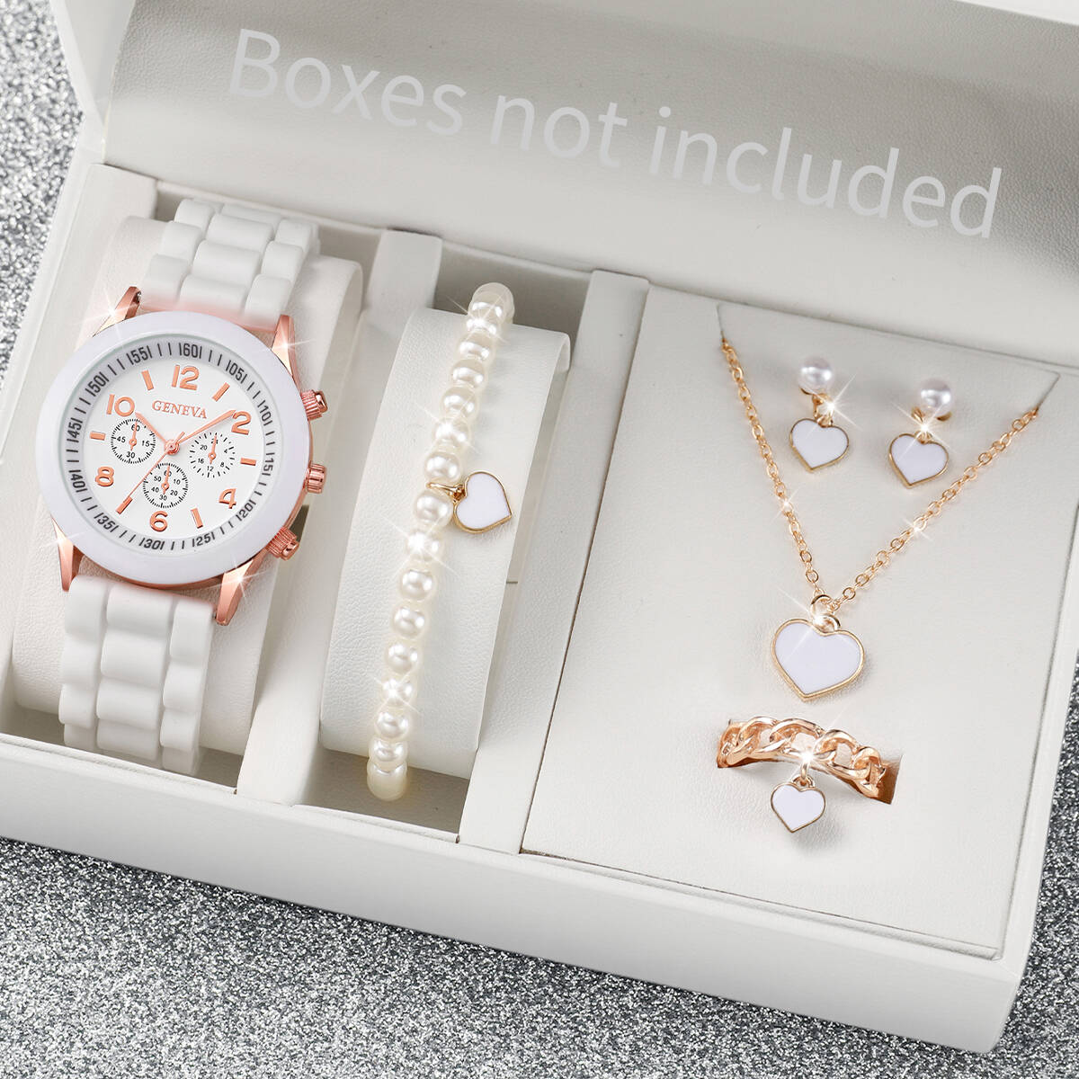 5/6PCS Fashion Women Watches J - Silicone Band Women review and price