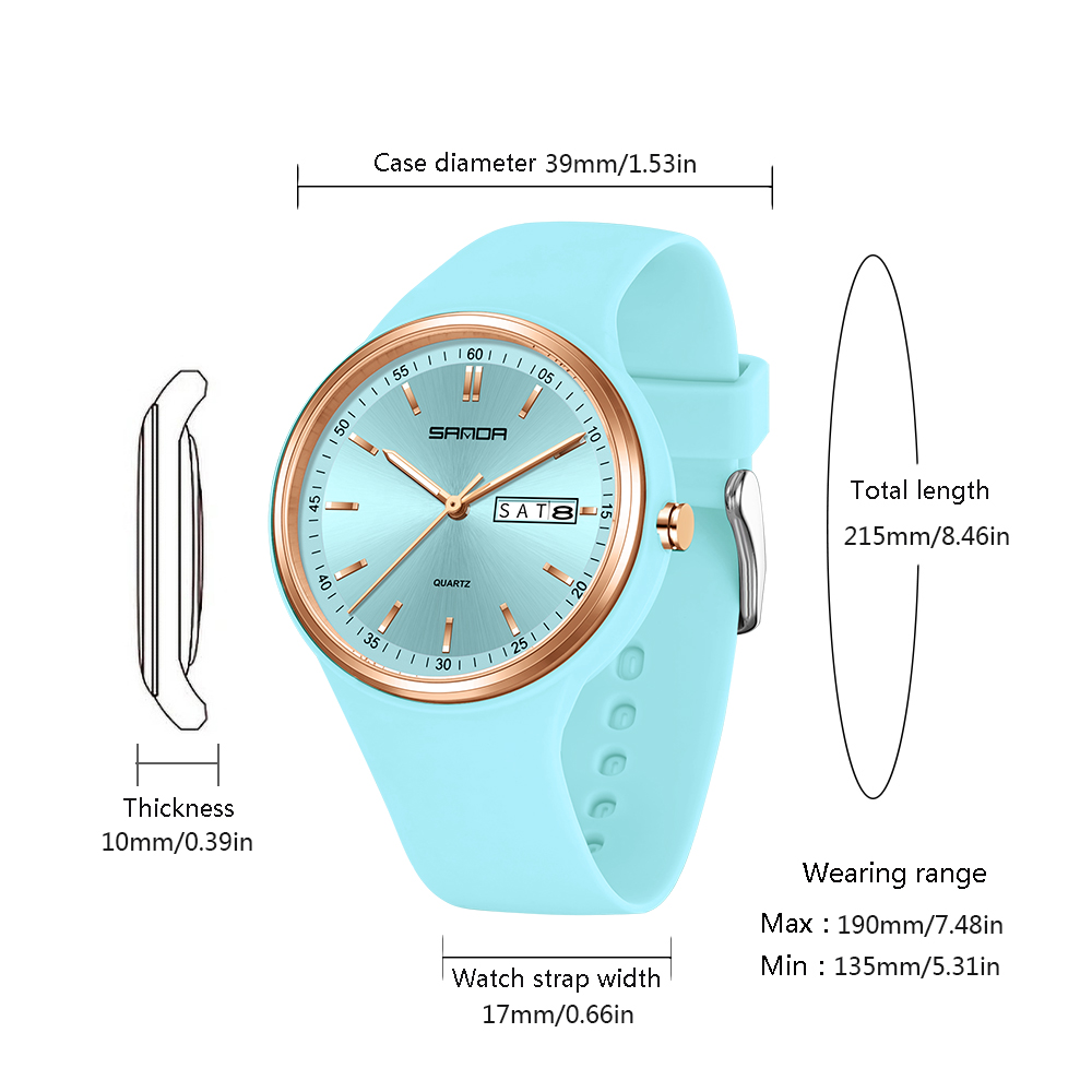 Fashion Calendar High Guality  - Silicone Band Women review and price